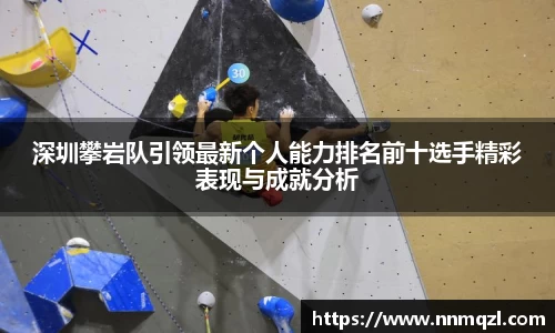 深圳攀岩队引领最新个人能力排名前十选手精彩表现与成就分析