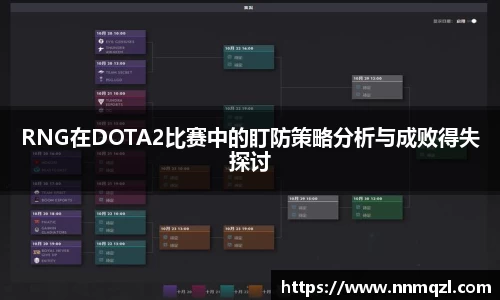 RNG在DOTA2比赛中的盯防策略分析与成败得失探讨